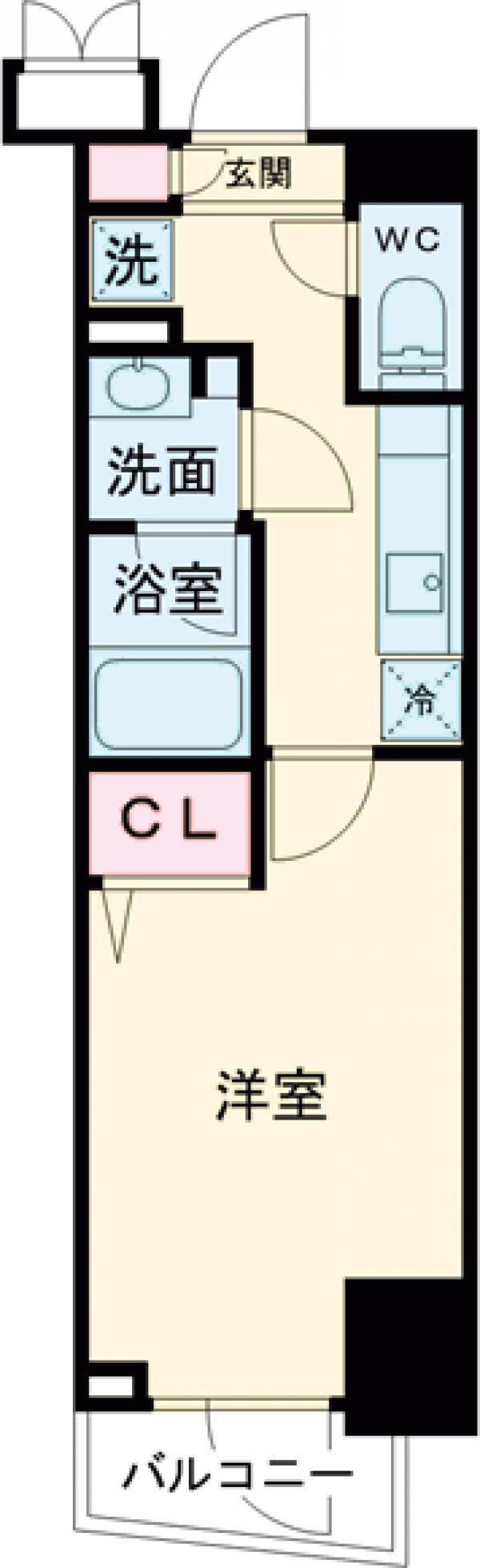 MAXIV八王子TREの間取り