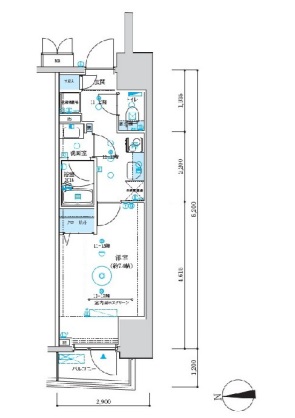 MAXIV八王子TREの間取り