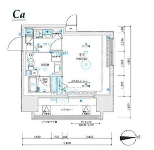 MAXIV八王子TREの間取り