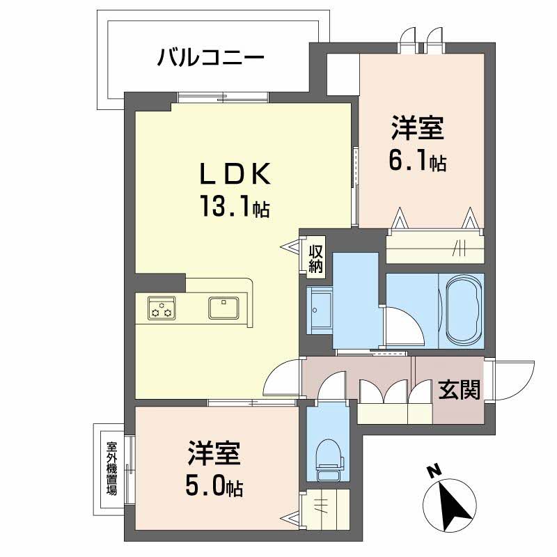 シャーメゾンアヴァンスの間取り