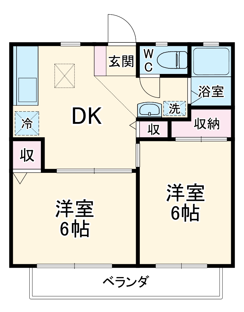 アーバンライフ新城Aの間取り