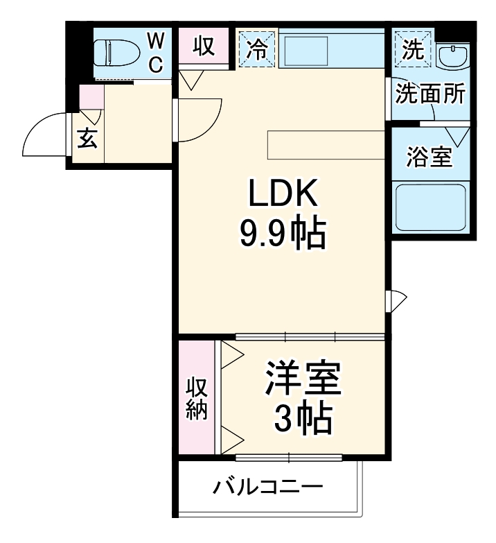 KEIAI RESIDENCE 豊四季の間取り