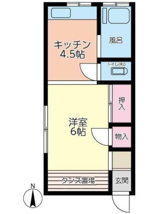 第2小梅荘の間取り