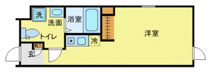 南馬込の完工年月(2025年4月)築の賃貸マンションの間取り