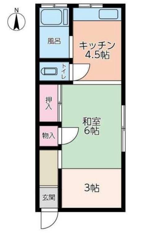 第2小梅荘の間取り