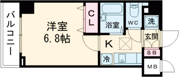 フェニックス国分寺弐番館の間取り