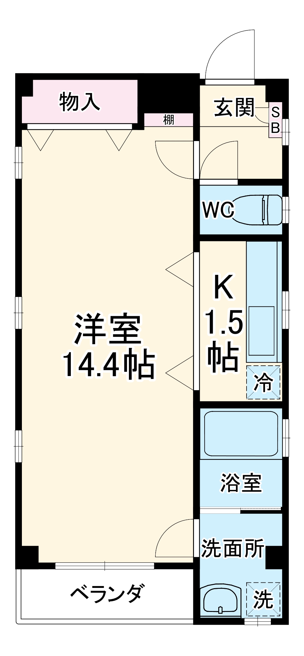 マリポーザ330の間取り