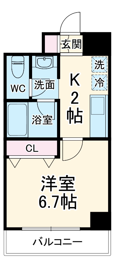 ステージ橦木の間取り