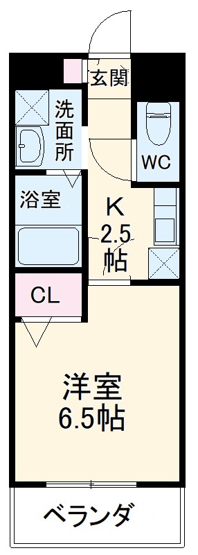 ヴィラ・フロイデの間取り