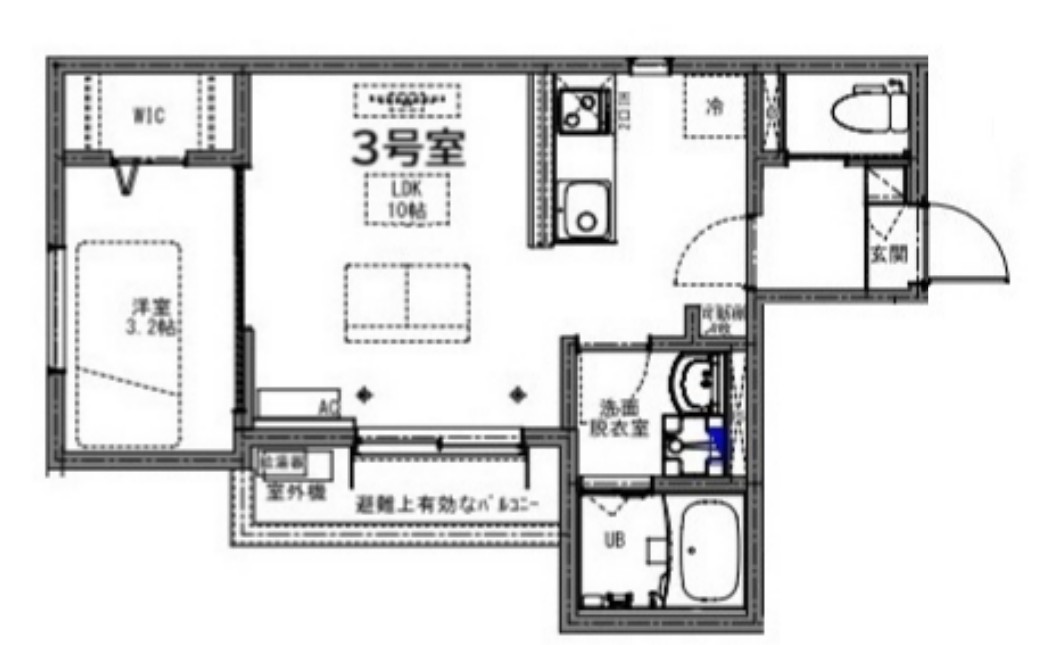 KEIAI RESIDENCE 豊四季の間取り