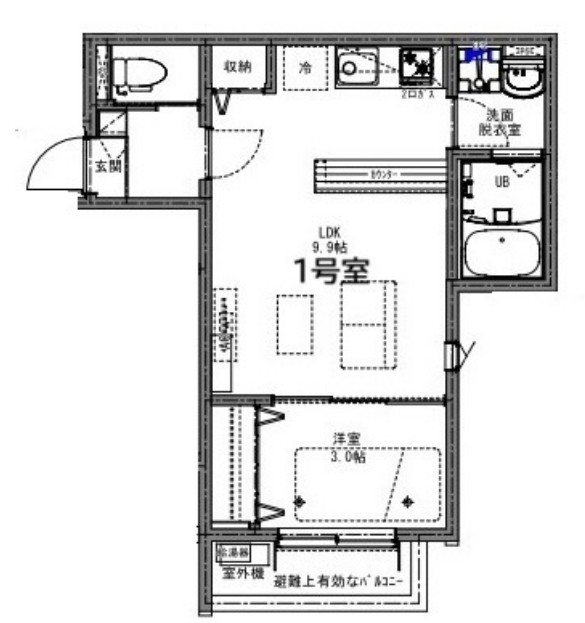 KEIAI RESIDENCE 豊四季の間取り