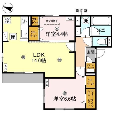 スペチアーレ中宮の間取り