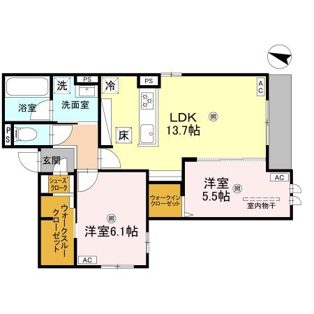 スペチアーレ中宮の間取り