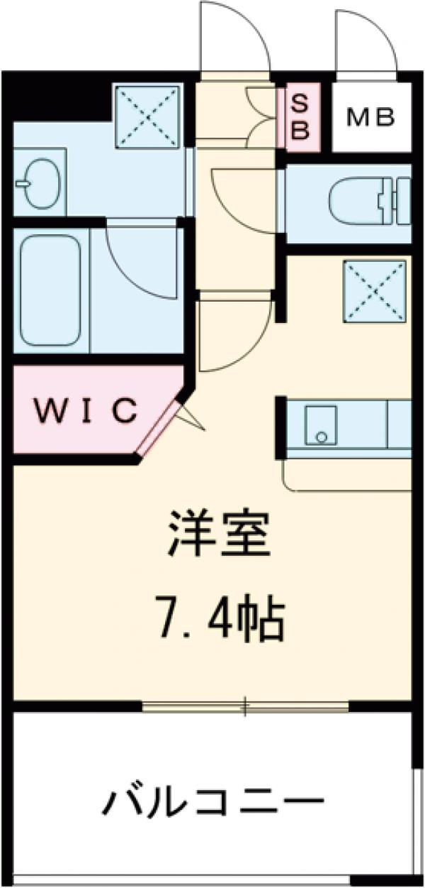 エンクレスト天神MARKの間取り