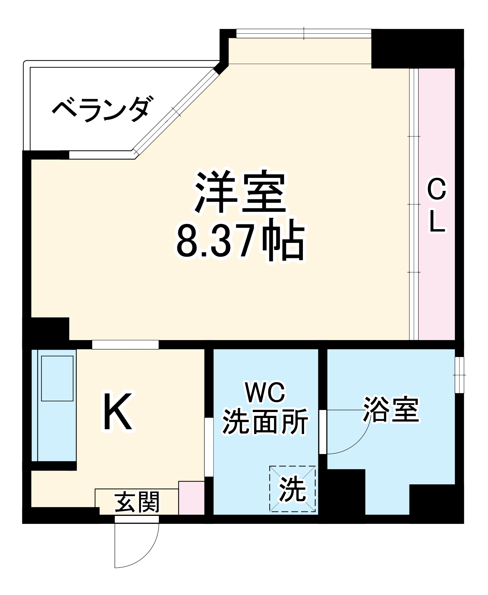 GRANDUKE代官町の間取り