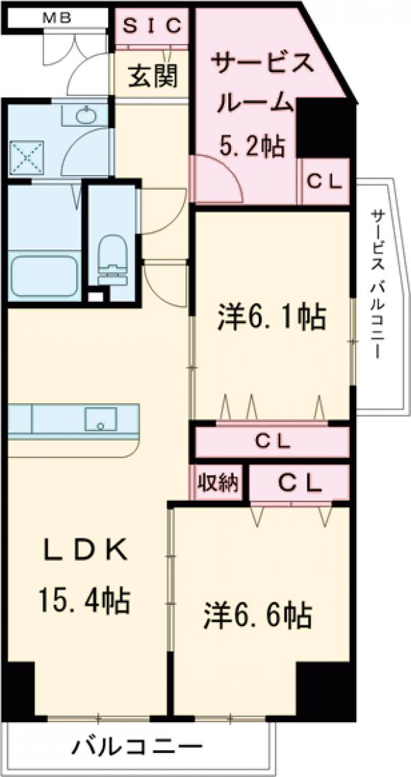 デラーノの間取り