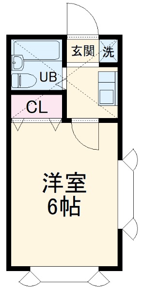 ローズアパートR48番館の間取り
