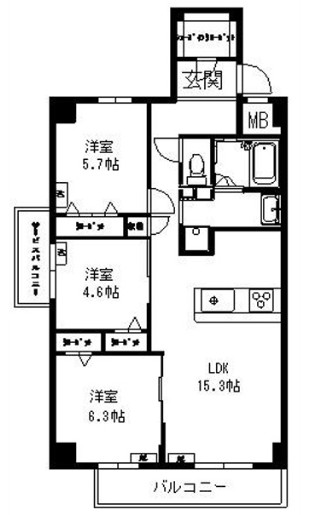 デラーノの間取り