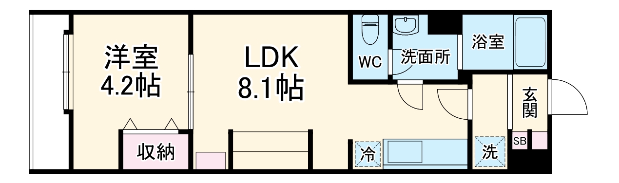 リブリ・船橋Ⅳの間取り