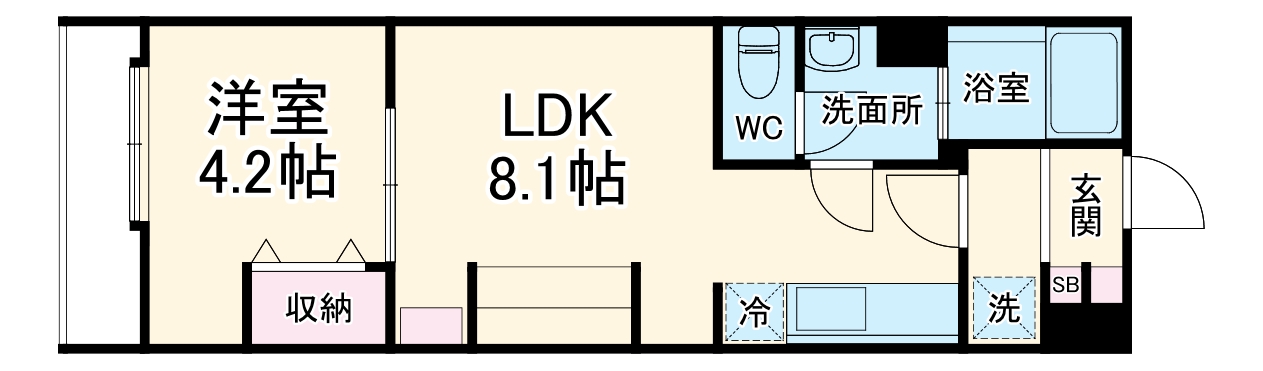 リブリ・船橋Ⅳの間取り