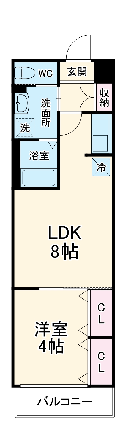 H-maison御幣島Ⅱの間取り