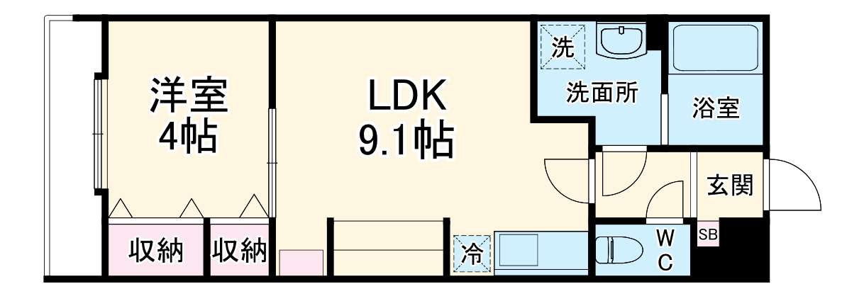 リブリ・船橋Ⅳの間取り