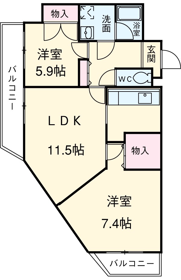 2/30 間取