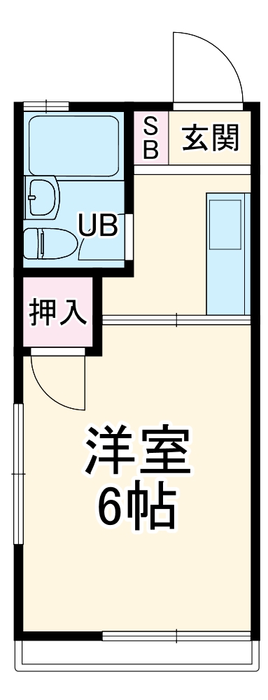 コーポ推葉の間取り