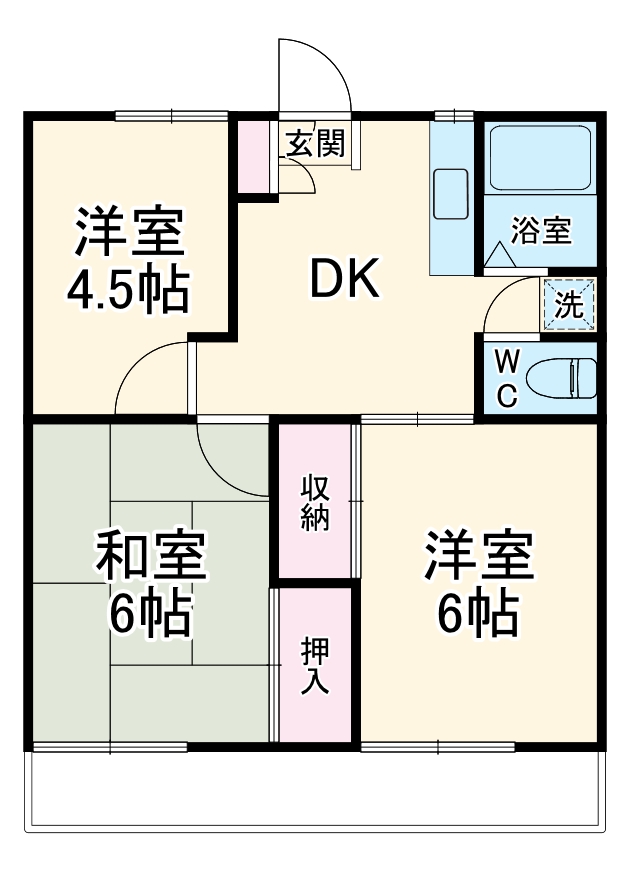 グリーンヒルズの間取り