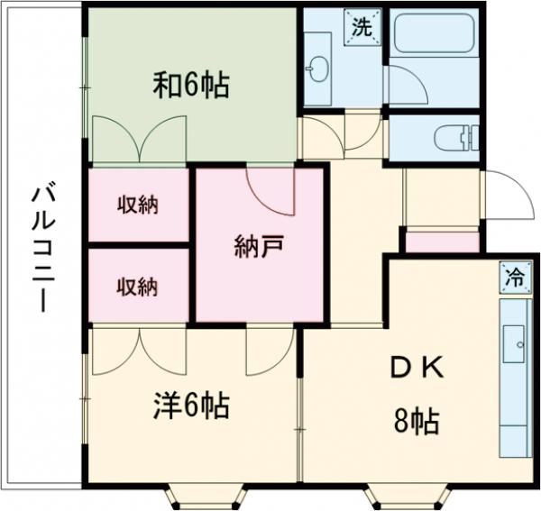 レ・ユニオンの間取り