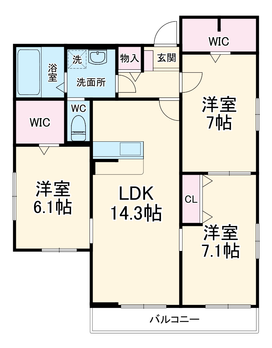 メゾン・ド・サムディの間取り