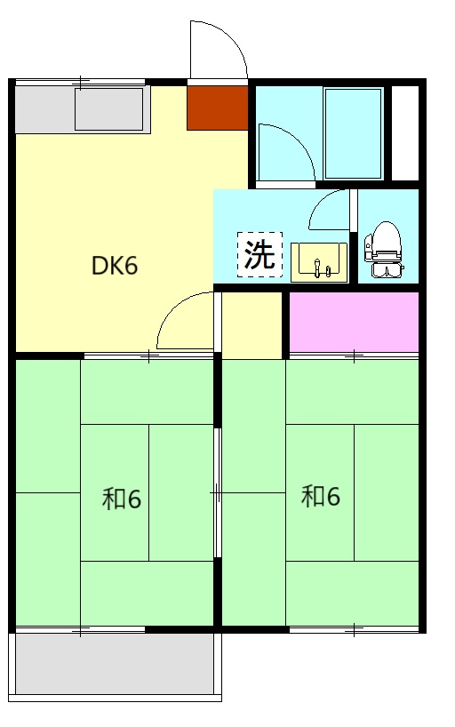 グリーンハイツの間取り