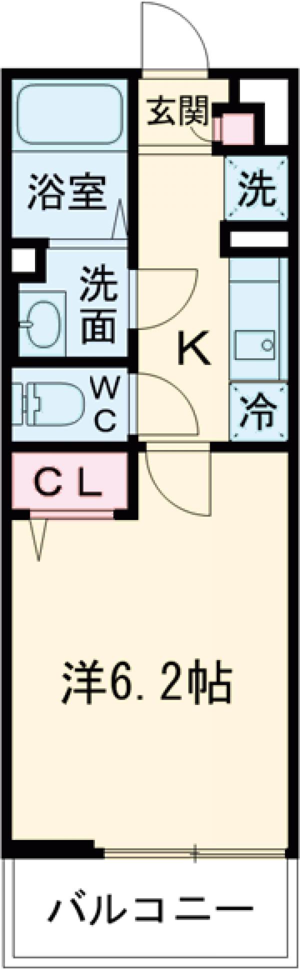 リブリ・ラヴィアンローズ・国立の間取り