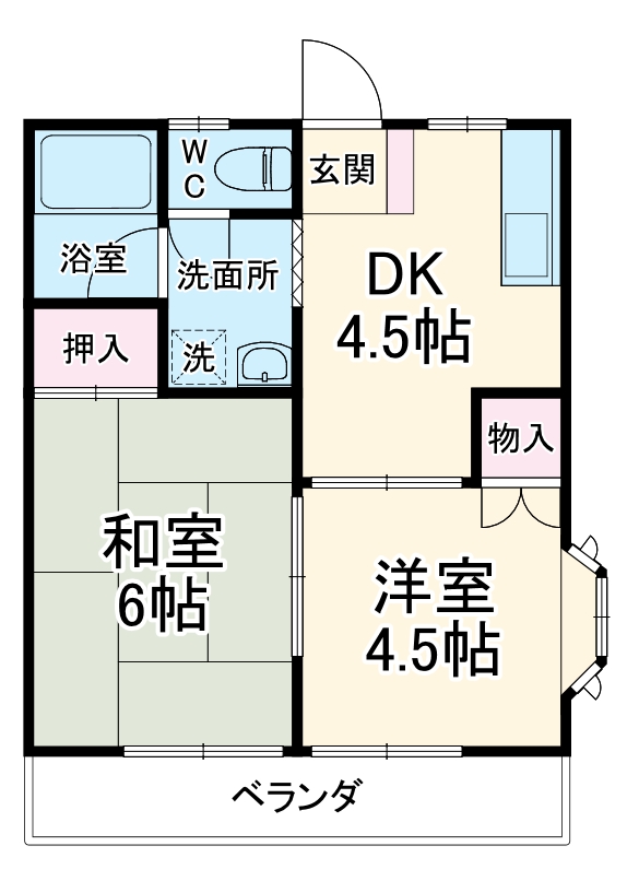 サンバレー上尾の間取り
