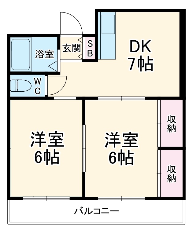 イーストハイムの間取り