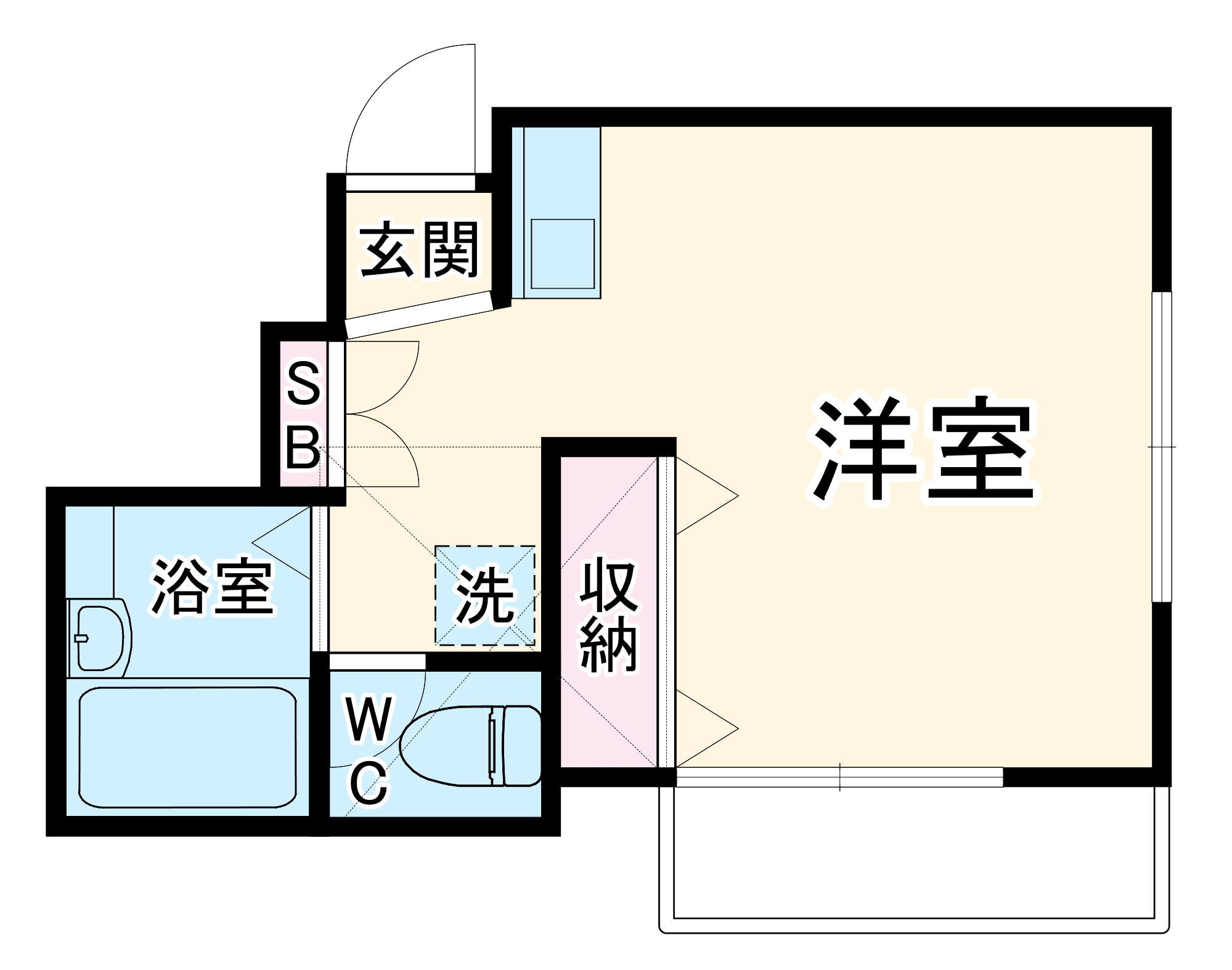 ジェミニ桜坂の間取り
