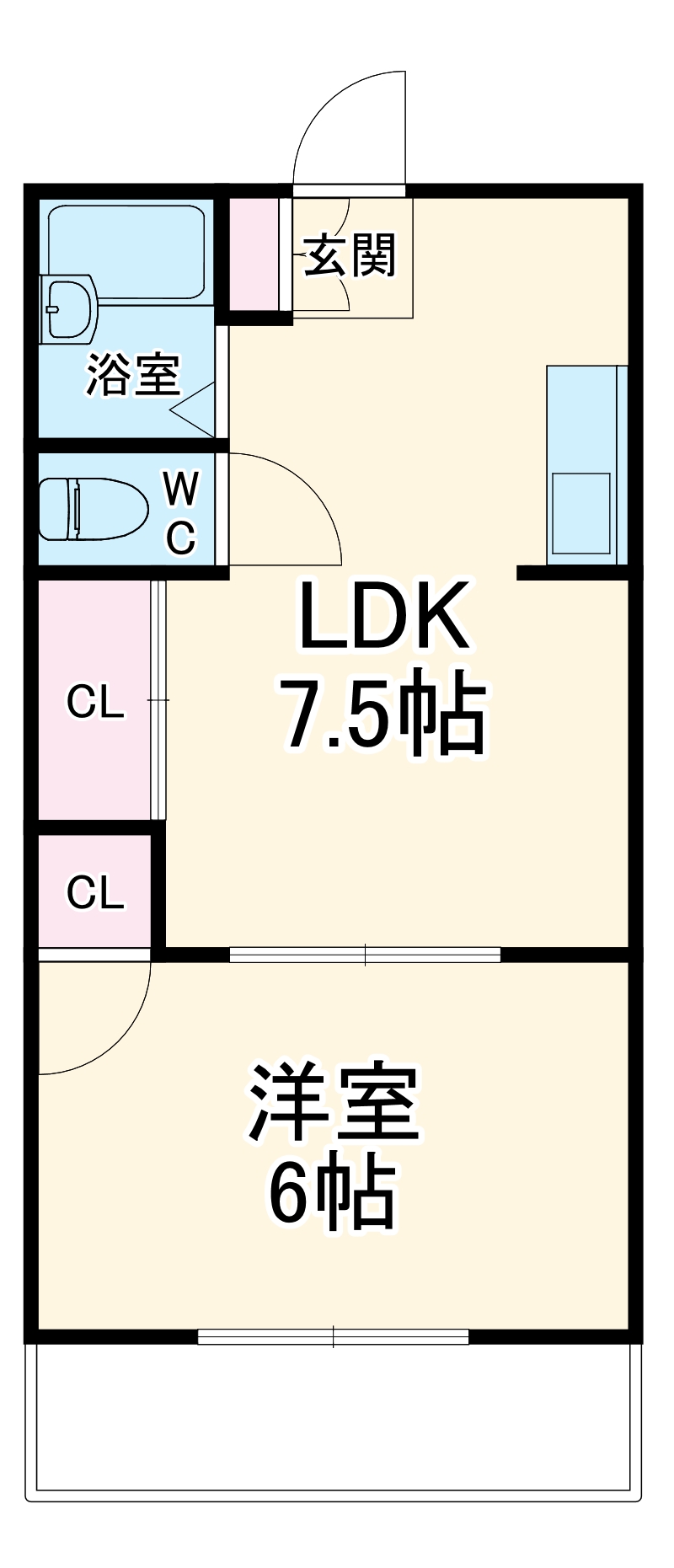 メゾン高比良の間取り