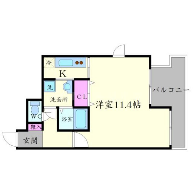 エイペックス上本町の間取り