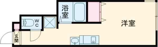 ソルナクレイシア三鷹Ⅱの間取り