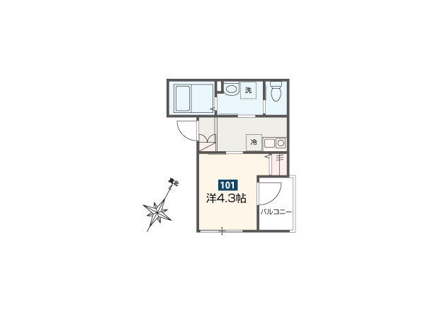 MOMO HOUSE東村山の間取り