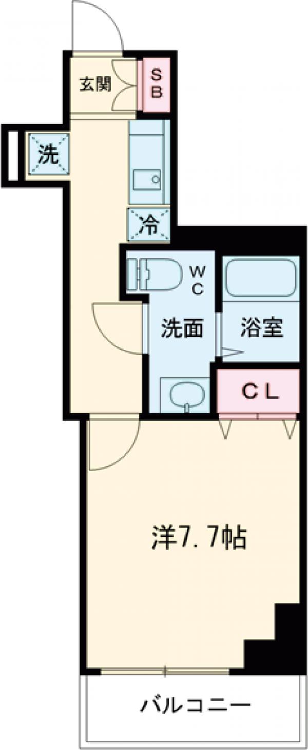 ユリカロゼ五反野Ⅲの間取り