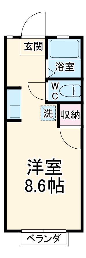 フォレスト東大宮の間取り