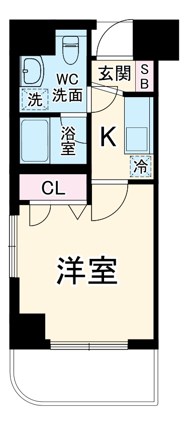 グリフィン横浜・ヴィラの間取り