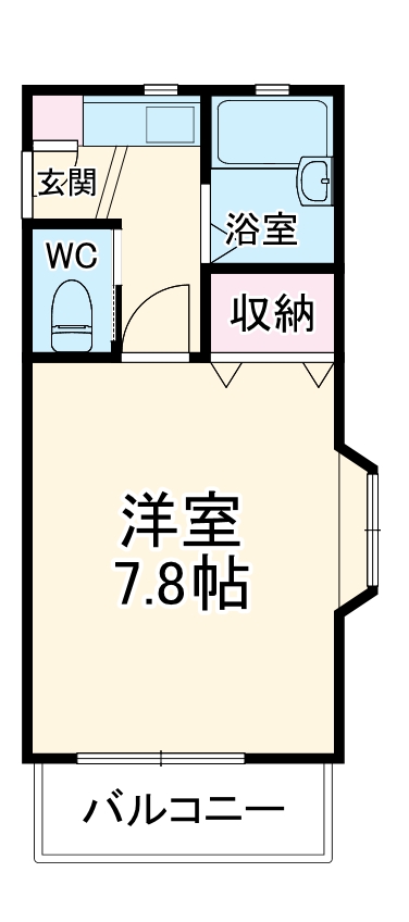 ピュアコートSANADAの間取り
