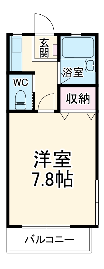 ピュアコートSANADAの間取り