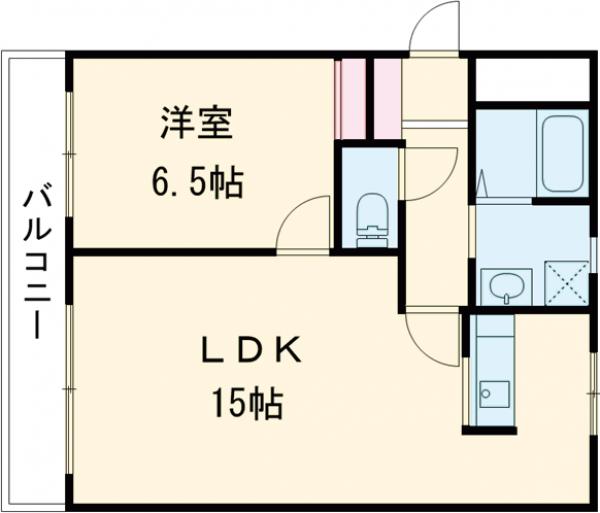 鮎川マンションの間取り