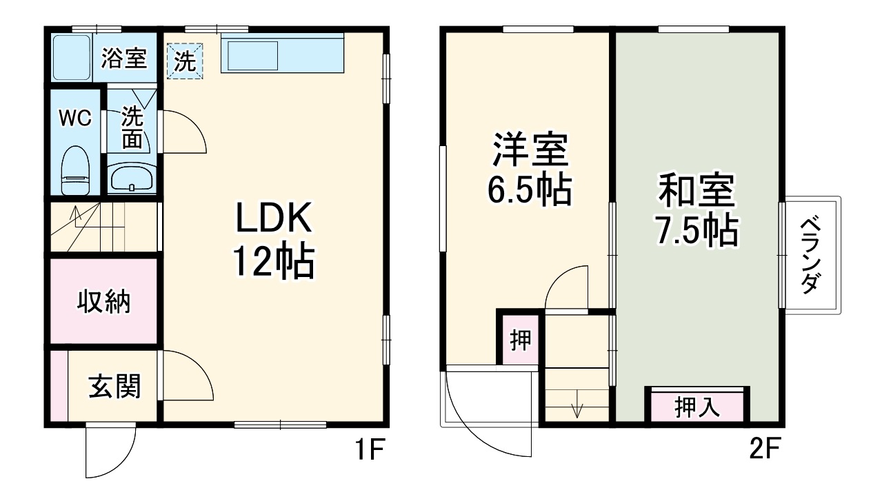 鎌谷町戸建の間取り