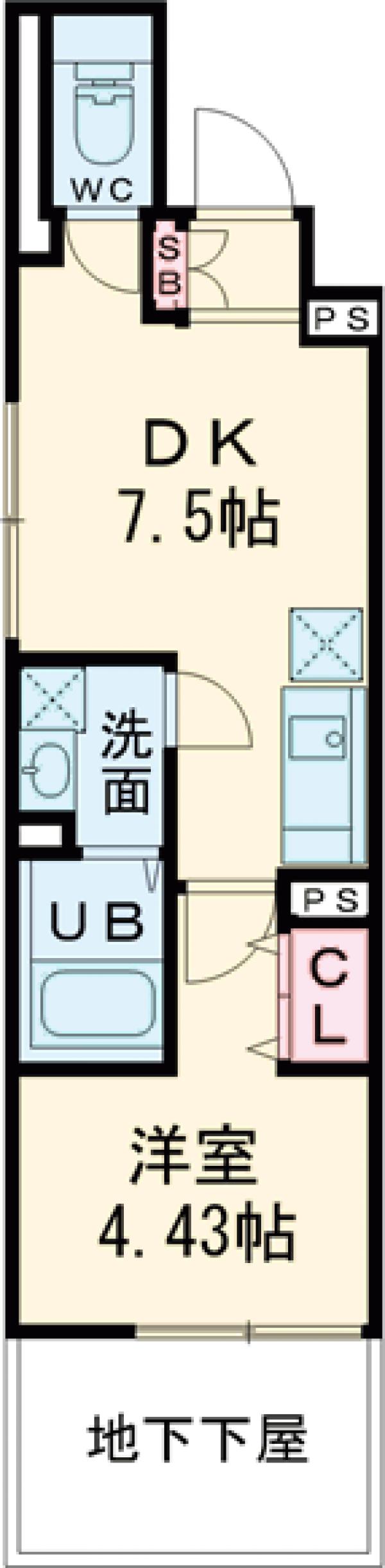 ＡＬＴＥＲＮＡ早稲田（オルタナワセダ）・103号室の間取り
