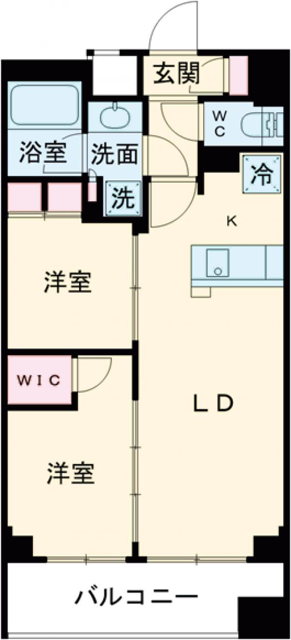 Brillia ist 墨田曳舟の間取り
