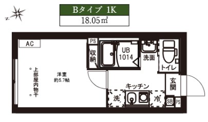 レピュア駒込レジデンスの間取り